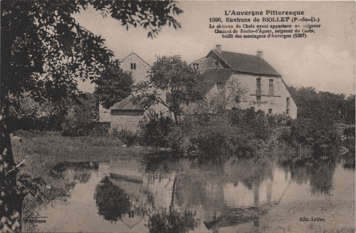 Carte postale ancienne : la câteau du Cheix