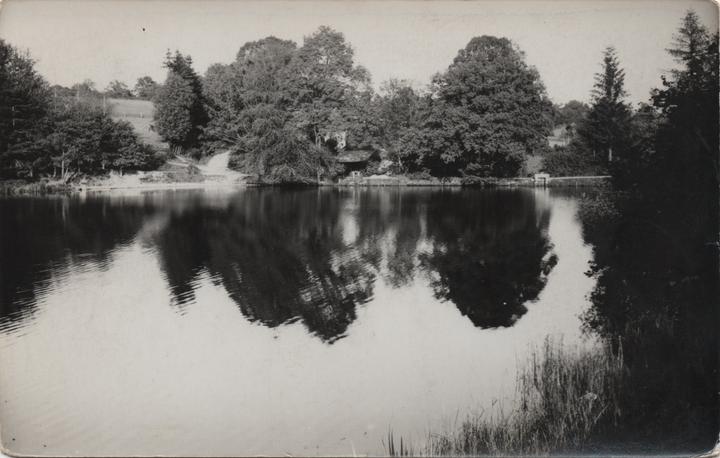 Photo ancienne : étang du Cheix